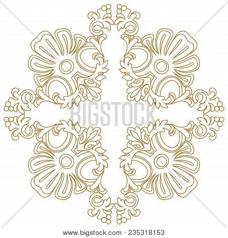 Golden vintage ornament, baroque ornament, scroll ornament, engraving ornament, border ornament, floral ornament, retro pattern, antique pattern, style acanthus pattern, foliage pattern, swirl pattern decorative pattern, filigree pattern. vector