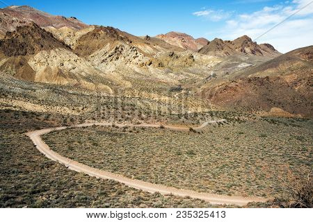 The Geology Of Titus Canyon In  Death Valley National Park, California