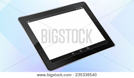 Tablet Realistic 3d Computer. To Present Your Application And Web - Site. Create Your Design. Web De