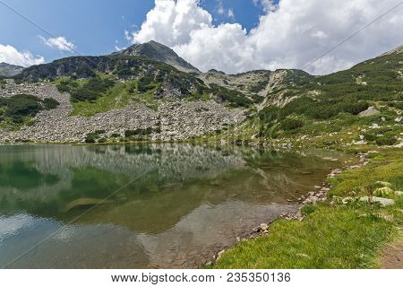 Amazing Landscape With Muratovo Lake And Muratov Peak, Pirin Mountain, Bulgaria