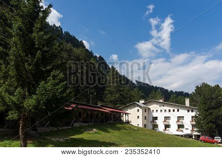 Bansko, Bulgaria - August 13, 2013: Banderitsa Hut In Pirin Mountain, Bulgaria