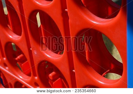 Angled Plastic Connect Four Giant Game Board