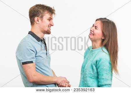 Brunette Woman Crying After Relationship Difficulties With Husband