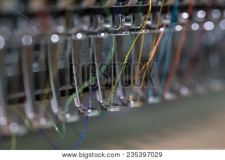Embroidery Machine Needle In Textile Industry At Garment Manufacturers, Embroidery Needle, Needle Wi