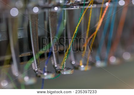 Embroidery Machine Needle In Textile Industry At Garment Manufacturers, Embroidery Needle, Needle Wi