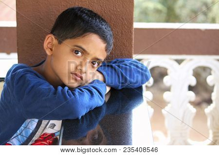 Little Boy Looking At Camera, Palande, Kokan