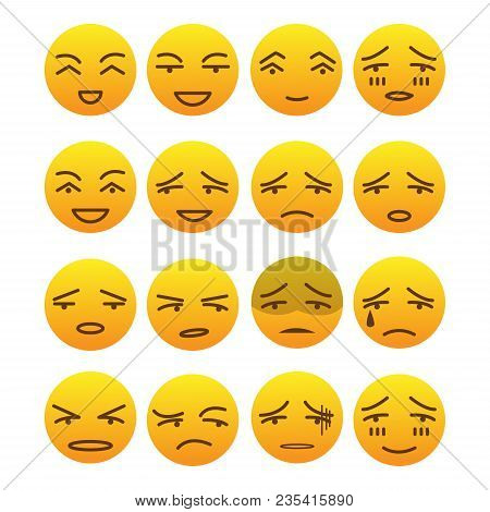 Emoji, Emojis, Set Of Emotions, Emojis, Emotions Set.