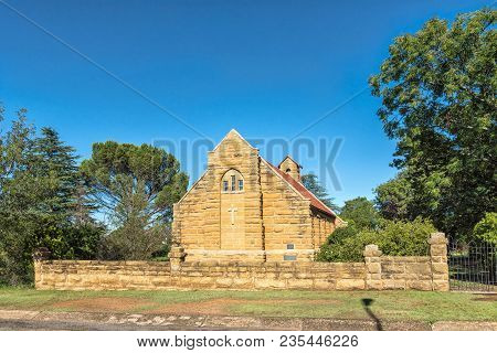 Tweespruit, South Africa - March 12, 2018: The Anglican Church In Tweespruit, A Small Town In The Fr