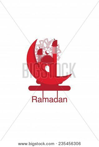 Ramadan. Illustration Of The A4 Format On The Theme Of Ramadan And The East