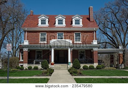 Stately House with Three Dormers