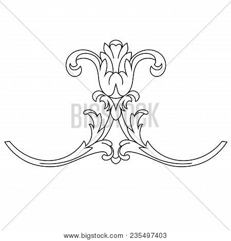 Black vintage ornament, baroque ornament, scroll ornament, engraving ornament, border ornament, floral ornament, retro pattern, antique pattern, style acanthus pattern, foliage pattern, swirl pattern decorative pattern, filigree pattern. vector