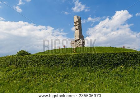 Gdansk, Poland- May 19, 2013: Monument Of The Coast Defenders A Monument In Gdansk, Located On The W