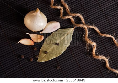 On The Table, Seasonings: Onion, Garlic, Black Pepper Peas And Bay Leaf