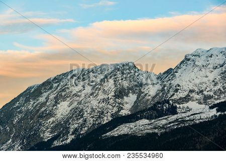 Mountains In Bad Mitterndorf, Styria, Austria. Background