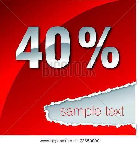 40 per cento