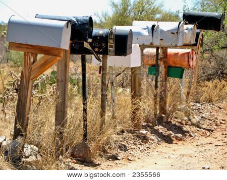 Landdistrikterne postkasser