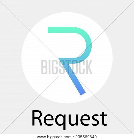 Request Network (req) Vector Logo. A Decentralized Network For Payment Requests And Crypto Currency