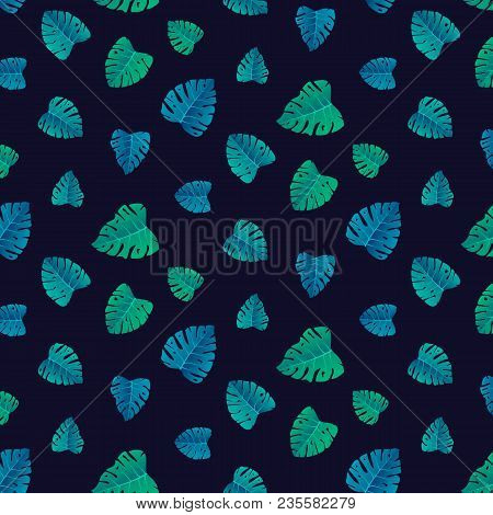 Summer Pattern Beautiful Color Tropical Leaf Design