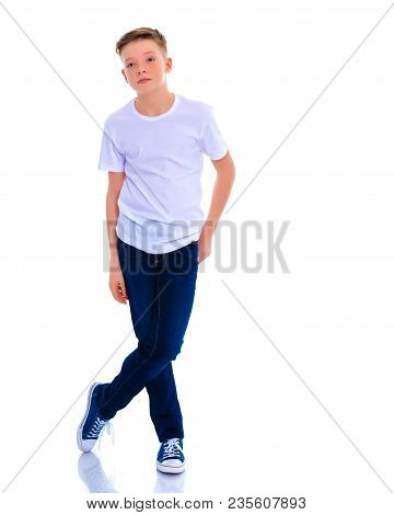 The Little Boy Is Thinking.