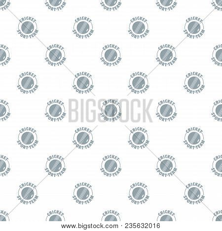 Cricket Sport Pattern Vector Seamless Repeat For Any Web Design