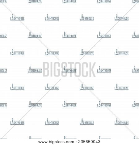 Lighthouse Pattern Vector Seamless Repeat For Any Web Design