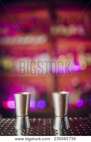 Dispenser 40 Milliliters 4 Centiliters Bartender Cocktail Bottle Background