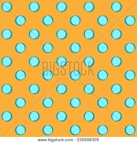 Polka Dots Geometric Seamless Pattern. Fashion Graphic Background Design. Modern Stylish Abstract Te