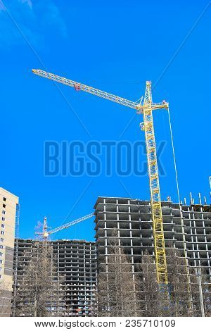 Construction Of New High-rise Multystoried Buildings Photo