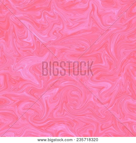 Pink Background With A Marble Pattern. Marble Texture. Liquid Texture, Colorful Liquid. A Square-siz