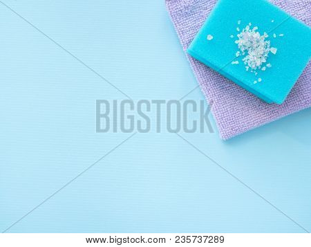 Housework, Housekeeping And Household Concept - Cleaning Stuff.