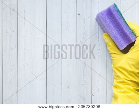 Housework, Housekeeping And Household Concept - Cleaning Stuff.