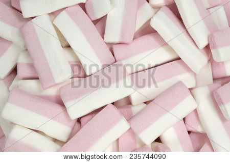 Close Up Of A Group Of Marshmallow