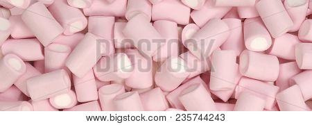 Close Up Of A Group Of Marshmallow