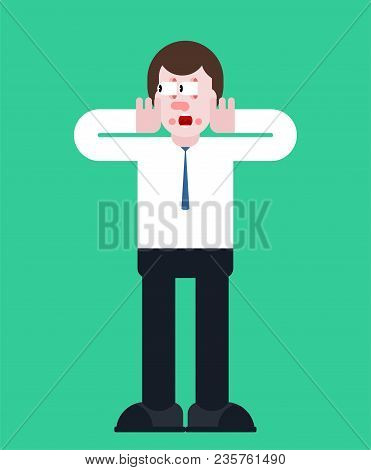 Shock Guy. Panic Man. Mental Jolt And Fear