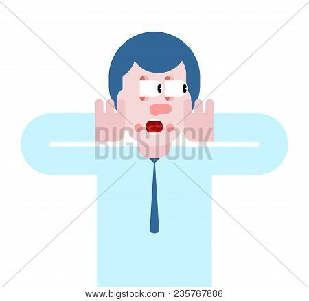 Shock Guy. Panic Man. Mental Jolt And Fear