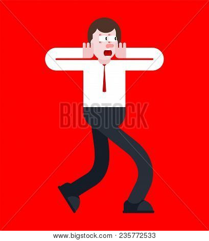 Shock Guy. Panic Man. Mental Jolt And Fear