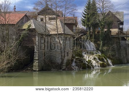 Houses Of Rastoke In Sljunj In Croatia