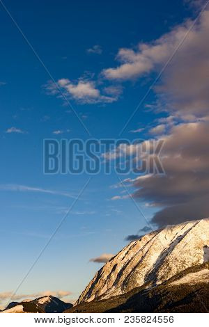 Mountains In Styria Bad Mitterndorf Alps Sunset
