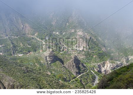 Gran Canaria, March 2018, Las Cumbres - The Highest Areas Of The Island, View Down Into Caldera De T