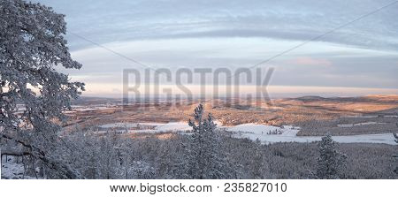 Views From The Top Of Aavasaksa In Northern Finland