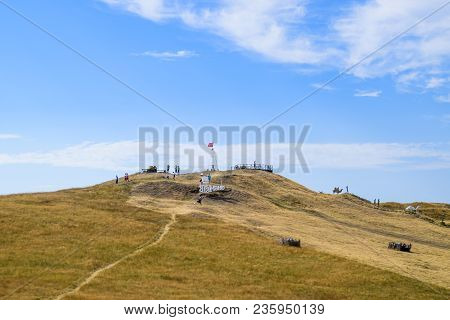 Ataman, Russia - September 26, 2015: The Landscape At The Cossack Village - A Museum Ataman. The Vil