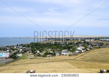 Ataman, Russia - September 26, 2015: The Landscape At The Cossack Village - A Museum Ataman. The Vil