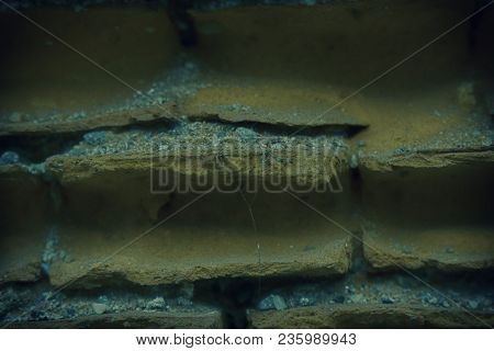 Old Brick Wall, Stone Background Or Rock Surface - Good For Web Site Or Mobile Devices.