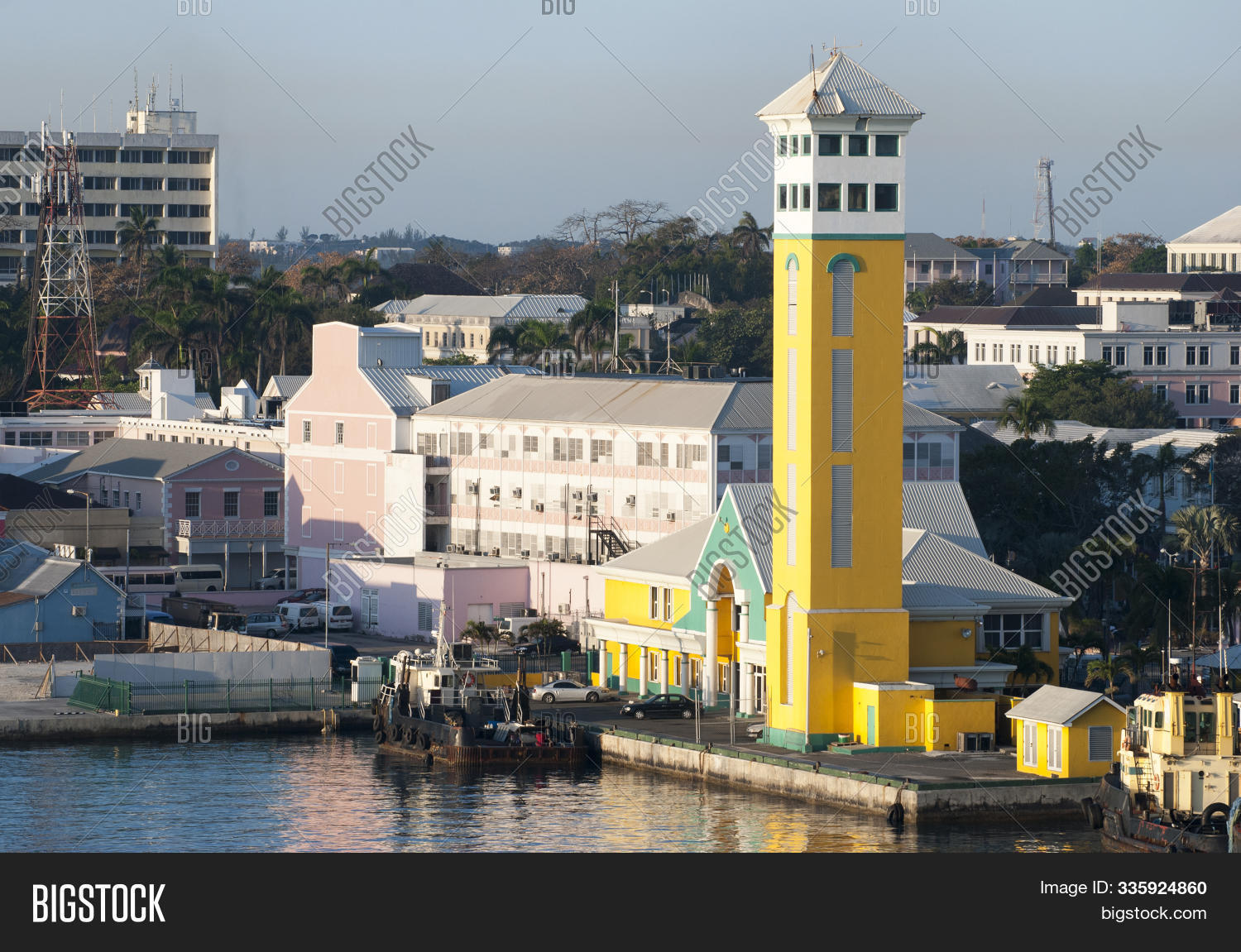 bright yellow tower image photo free