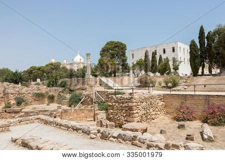 The Ruins Of Ancient Carthage, Tunisia, Africa