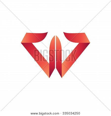 Letter W Wing Logo,w Wing Icon Vector