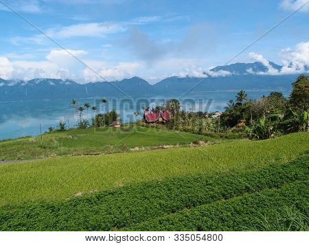 The Beauty Of Scenery Maninjau Lake And Kelok 44 In West Sumatera, Indonesia