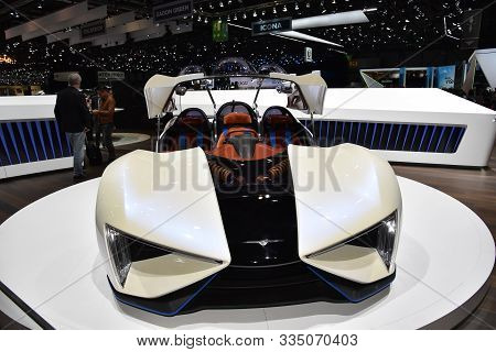 Geneva, Switzerland, March 06-2018: Techrules Ren At Gims