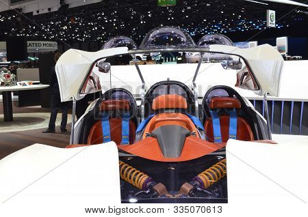 Geneva, Switzerland, March 06-2018: Techrules Ren At Gims