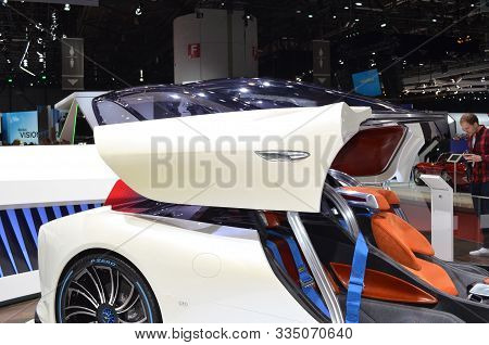 Geneva, Switzerland, March 06-2018: Techrules Ren At Gims